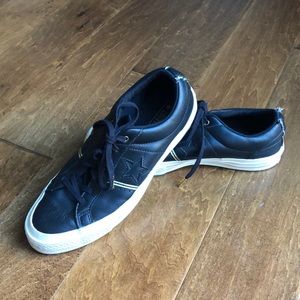 Leather Converse